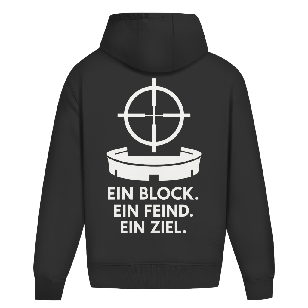 Oversize Hoodie I Ein Block, Backprint