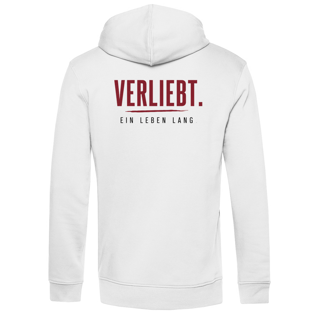 Bio Hoodie I Verliebt Backprint