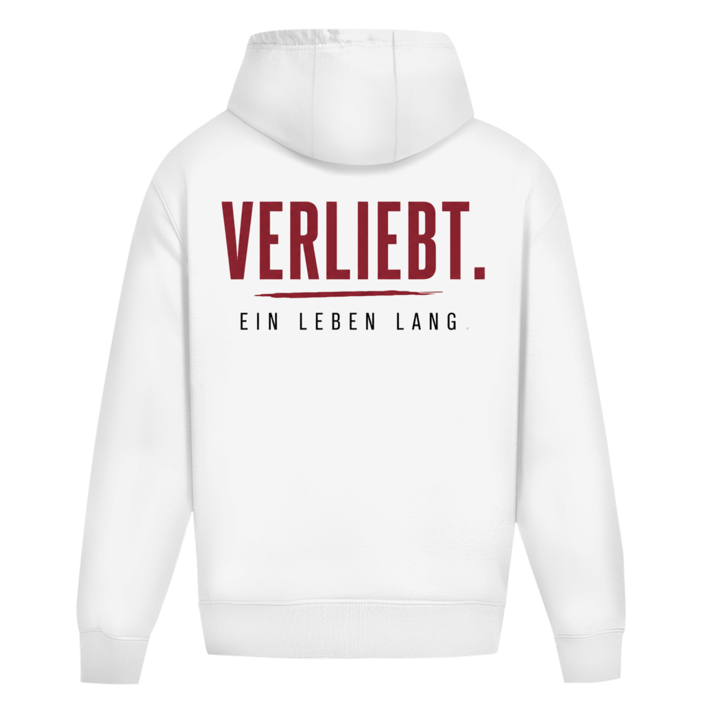 Oversize Hoodie I Verliebt Backprint