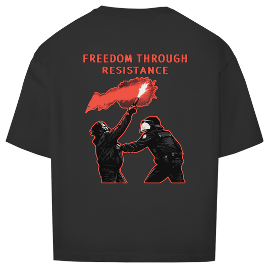 Oversize T-Shirt I Freedom Backprint
