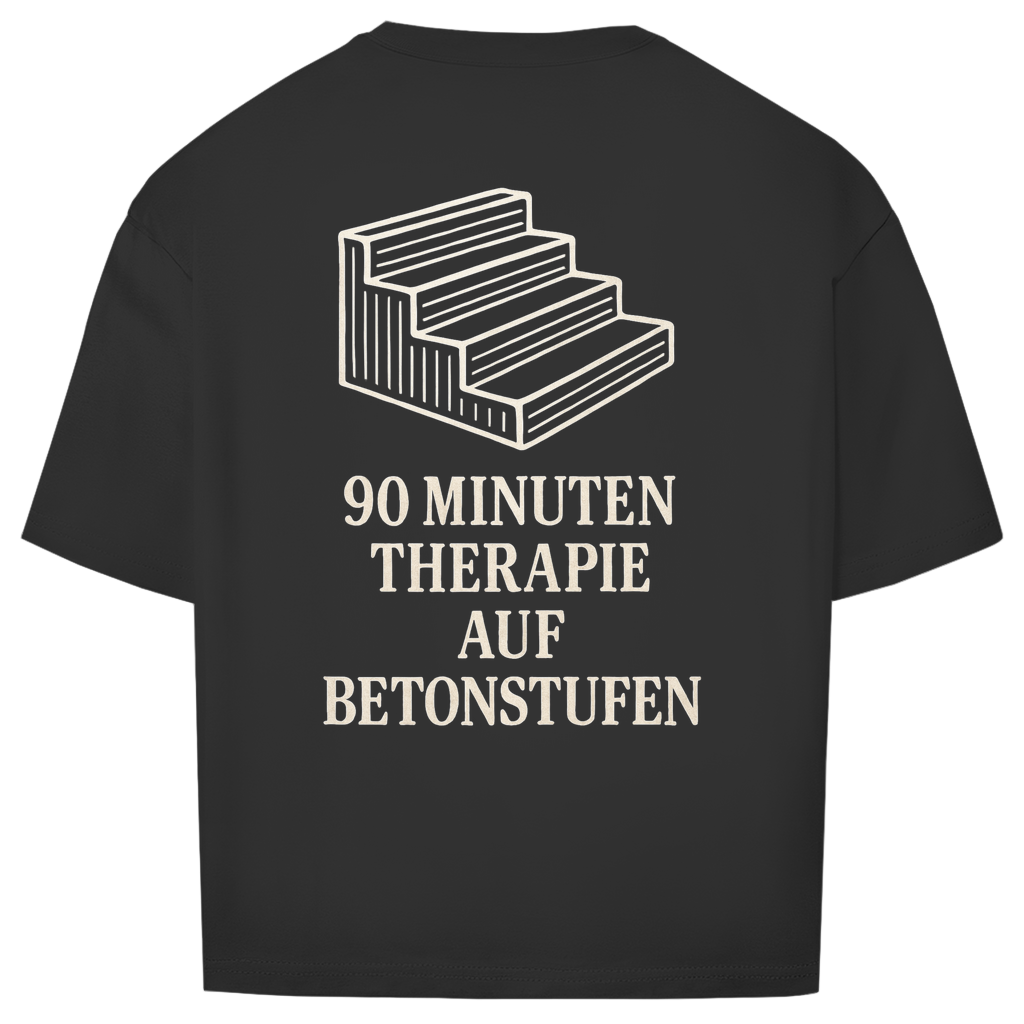 Oversize T-Shirt I Betonstufen Backprint