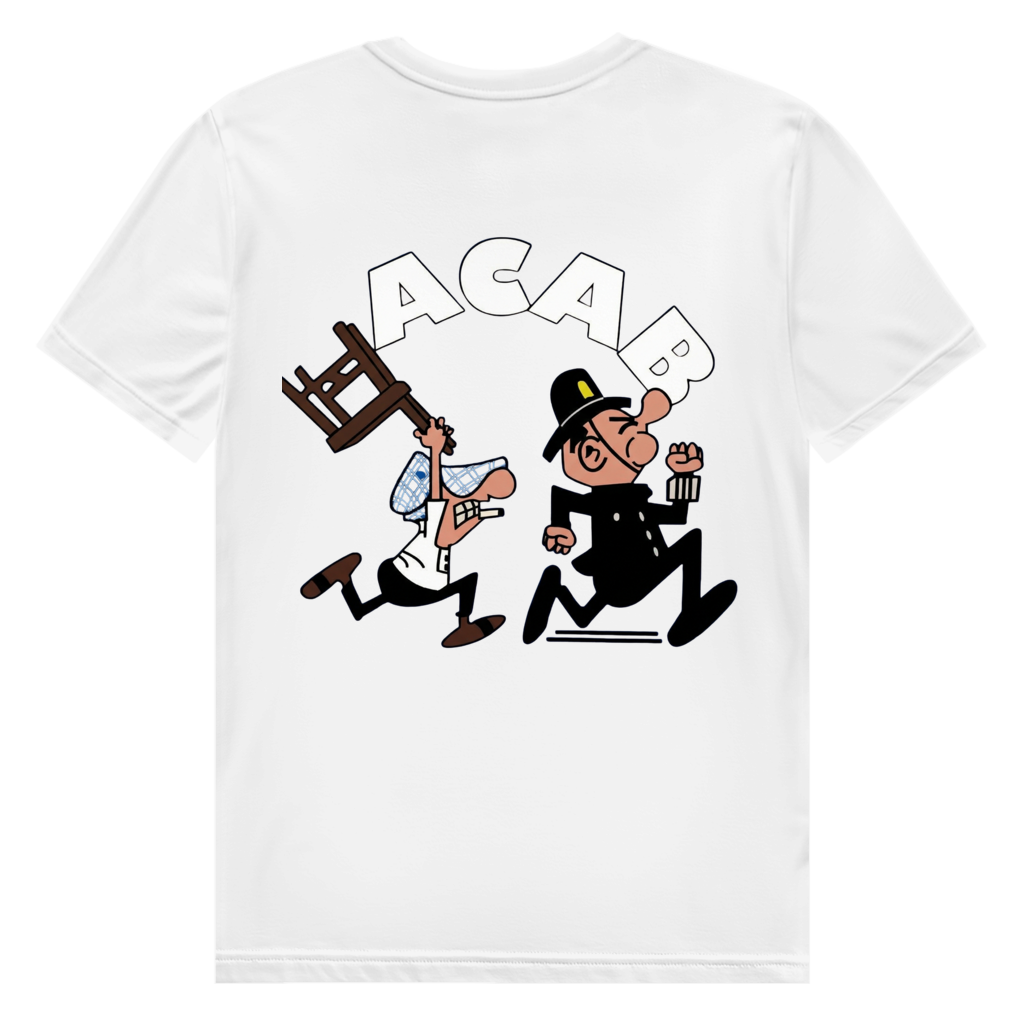 Bio T-Shirt I Old School ACAB Backprint