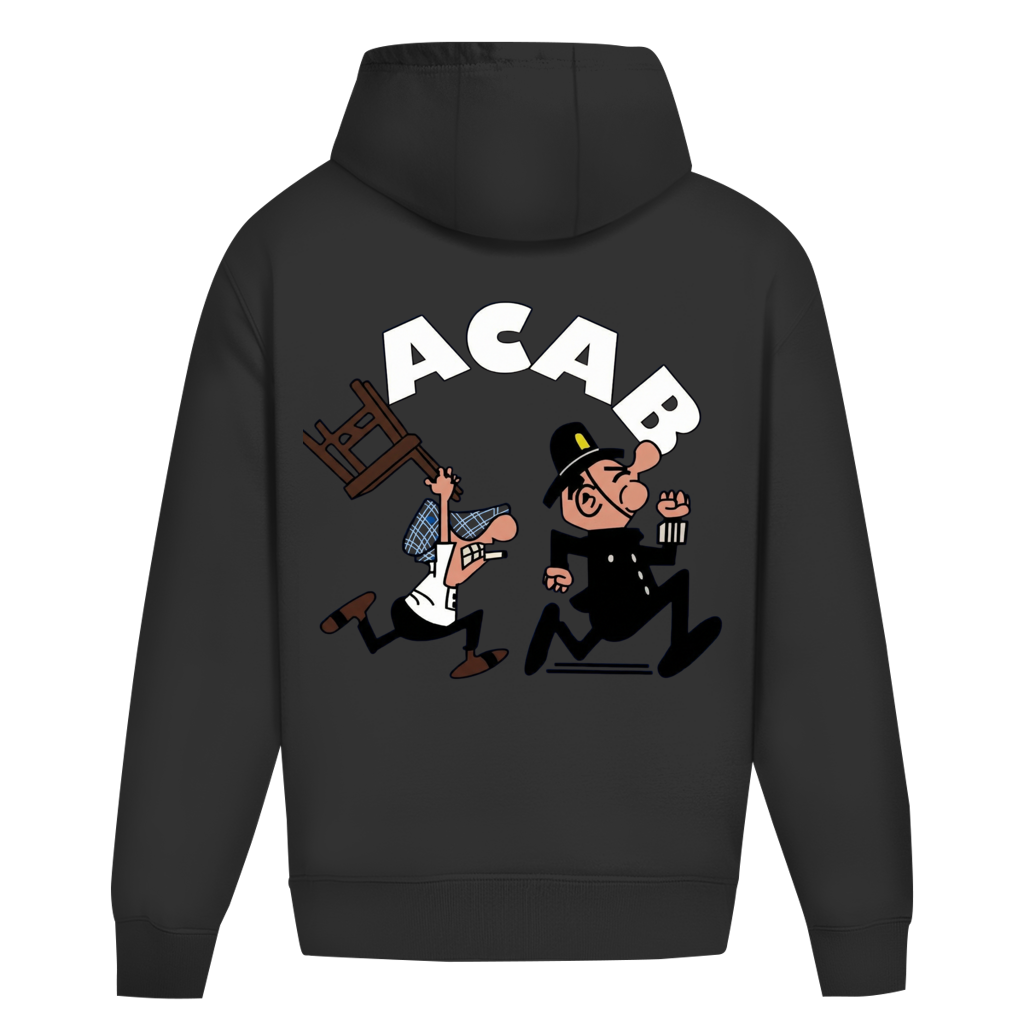 Oversize Hoodie I Old School ACAB Backprint