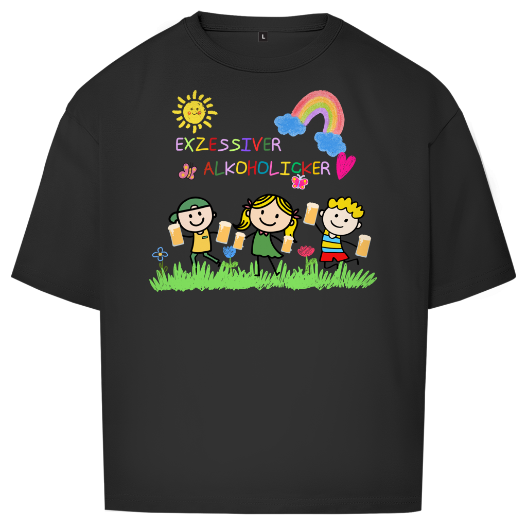 Oversize T-Shirt I Alkoholiker