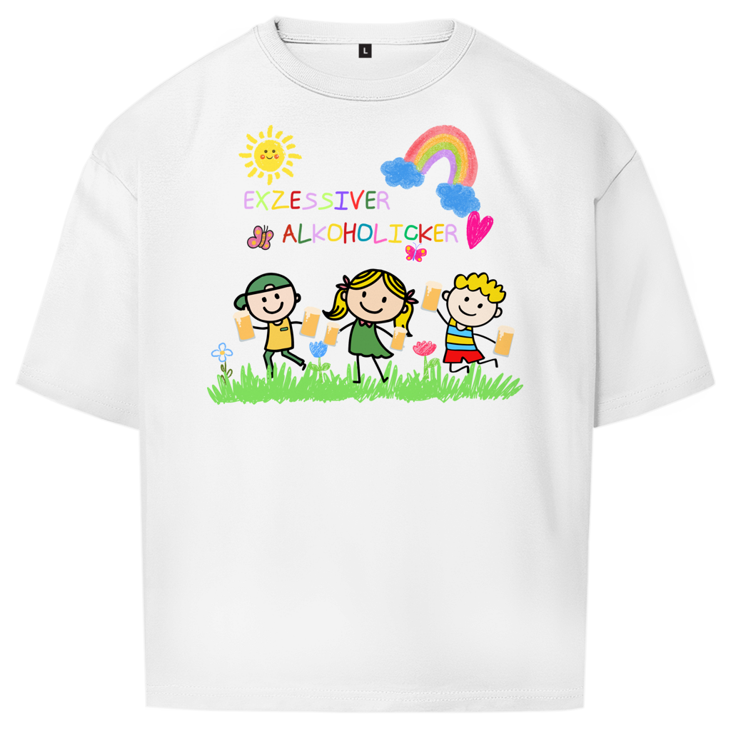 Oversize T-Shirt I Alkoholiker
