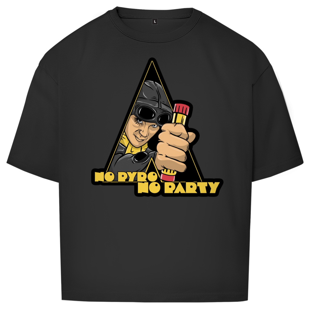 Oversize T-Shirt I No Pyro No Party
