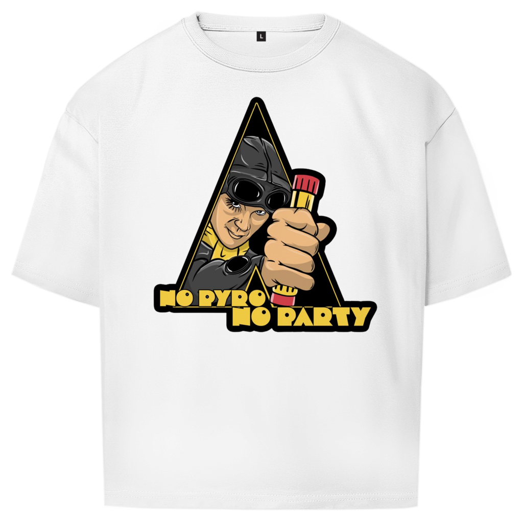 Oversize T-Shirt I No Pyro No Party