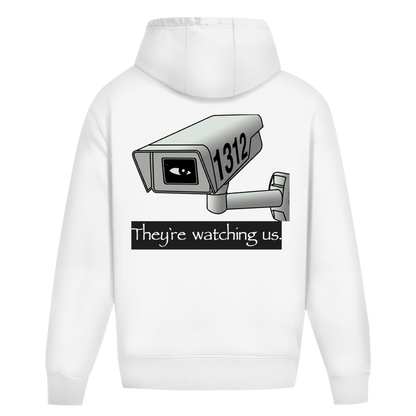 Oversize Hoodie I They're watching us. I Backprint
