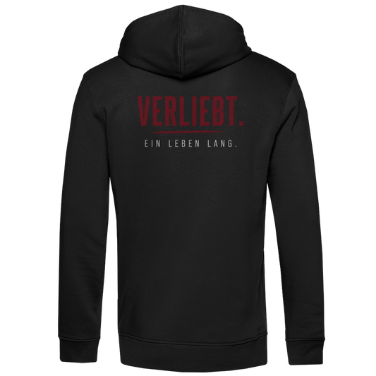 Bio Hoodie I Verliebt Backprint