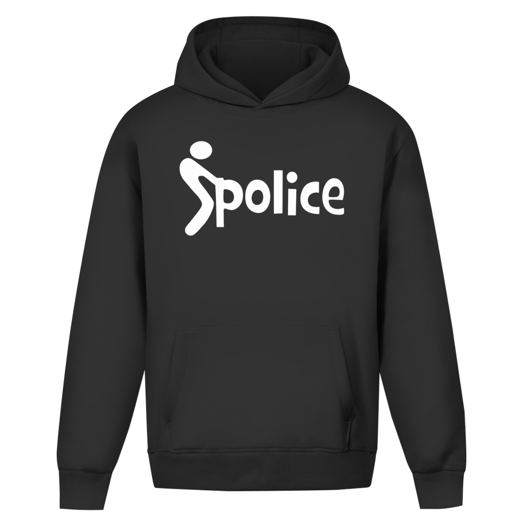 Oversize Hoodie I Police