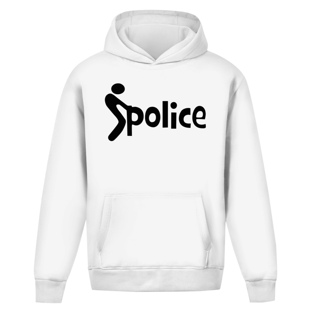 Oversize Hoodie I Police