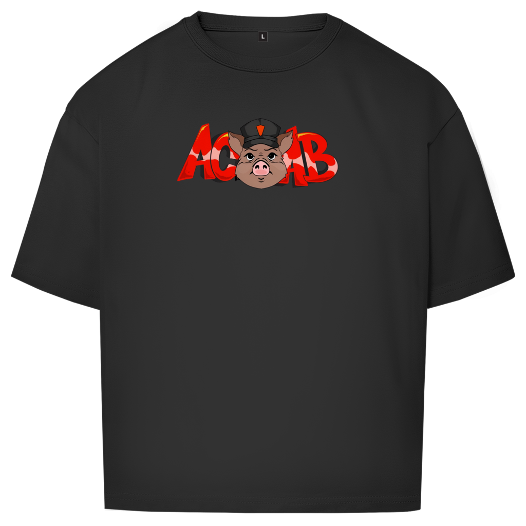 Oversize T-Shirt I ACAB Schwein