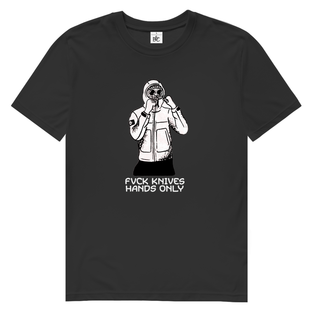 Herren Premium Bio T-Shirt FUCK KNIVES