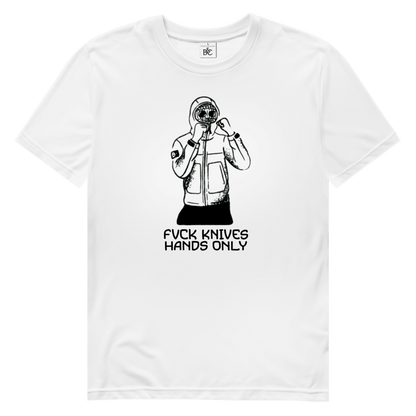 Herren Premium Bio T-Shirt FUCK KNIVES