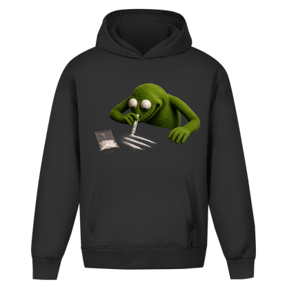 Oversize Hoodie Ohne Kordel Frosch