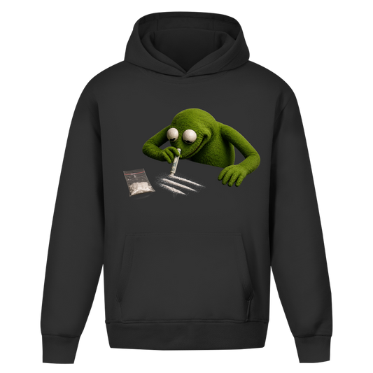 Oversize Hoodie Ohne Kordel Frosch