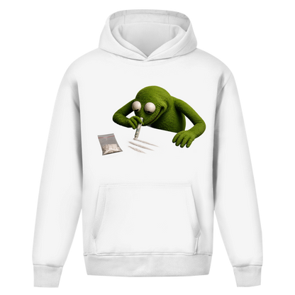 Oversize Hoodie Ohne Kordel Frosch