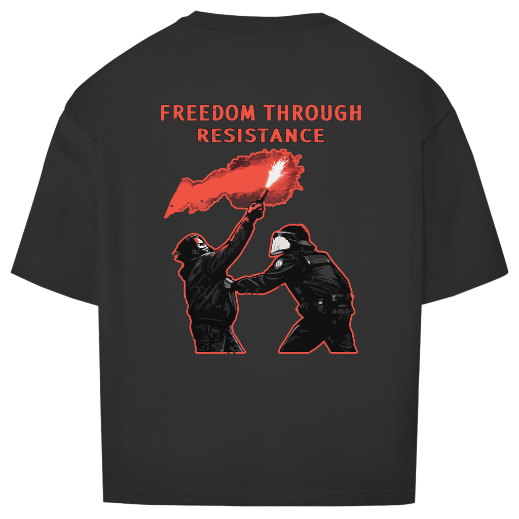 Oversize T-Shirt I Freedom Backprint
